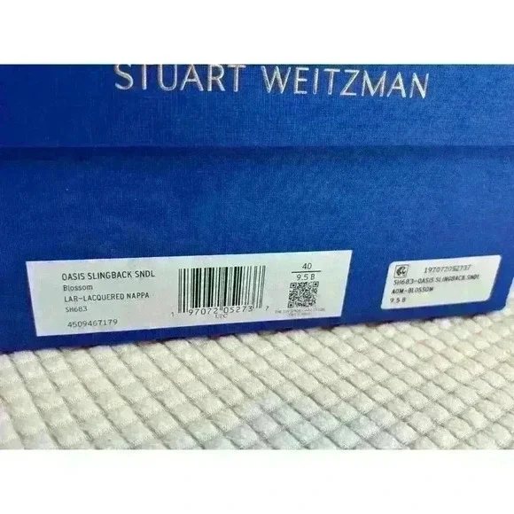 Stuart Weitzman Women's Oasis Slingback Sandal Pump in Pink Blossom Size 9.5 - Picture 6 of 13